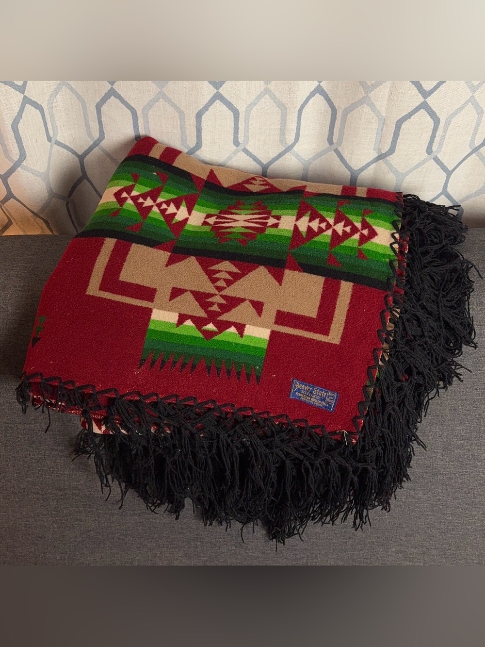 Vtg Pendleton Beaver State Blanket